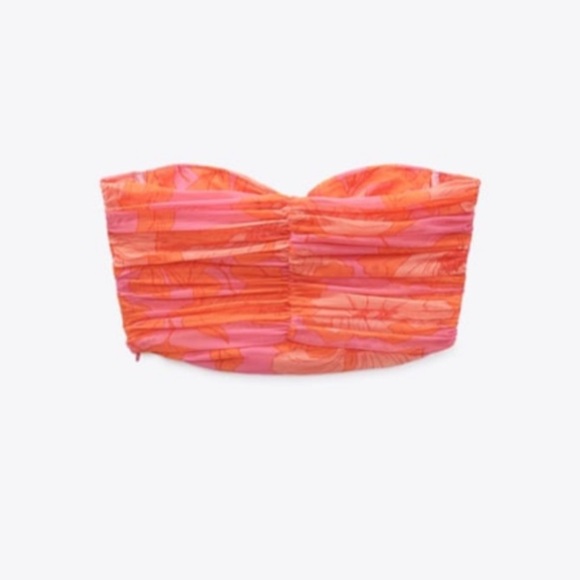 ZARA Tulle Corset Top BNWT - Picture 5 of 6